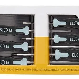 Jeu de tournevis ELORA "inoxydable" fente et Phillips 6 pièces 583 S6K-ST 0583520607000 acquérir à bas prix