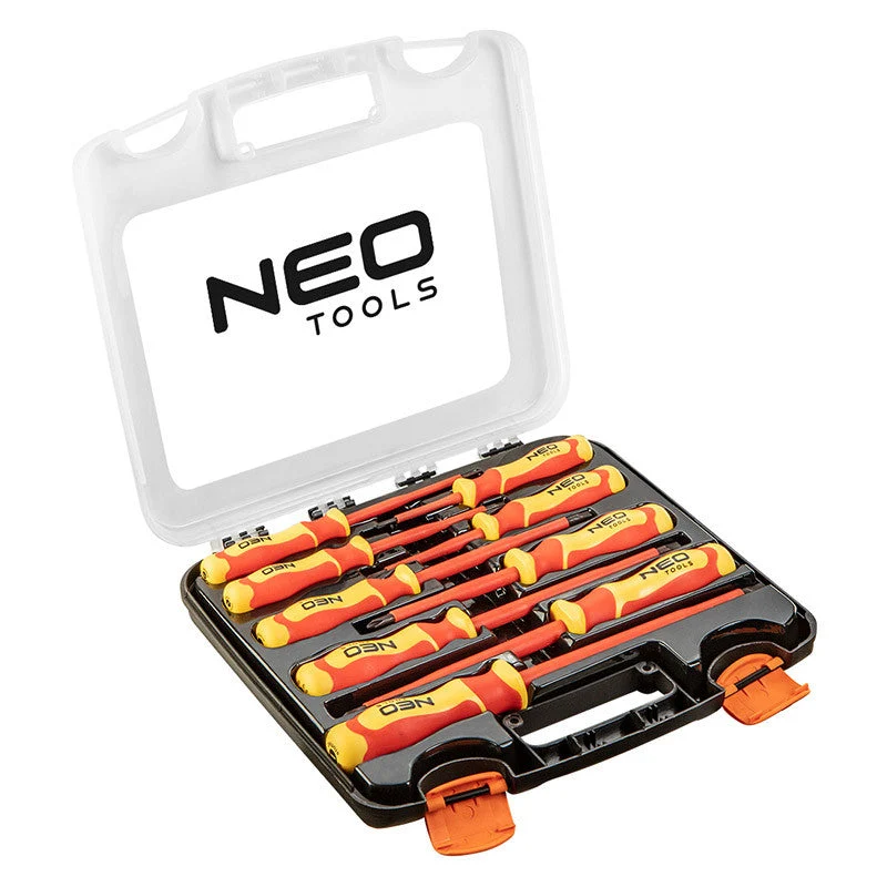 Jeu de 9 tournevis isolés NEO TOOLS 04-142 1000V exceptionnel électricien