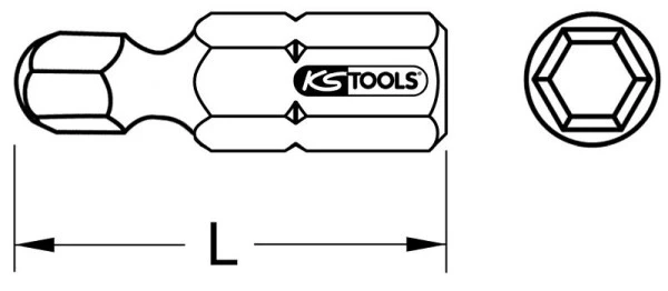 KS Tools Douille hexagonale embout 1/4" 25 mm tête sphérique 25 mm 911.3700 obtenir à bas prix
