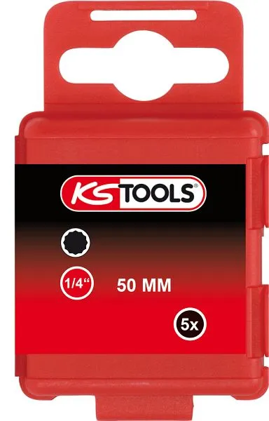 KS Tools Embout 1/4" XZN 50 mm M3 paquet de 5 911.2702 se fournir à bas prix