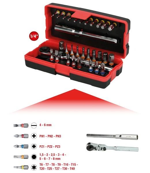 KS Tools jeu d'embouts 1/4" 31 pièces 918.3015 prendre à bas prix