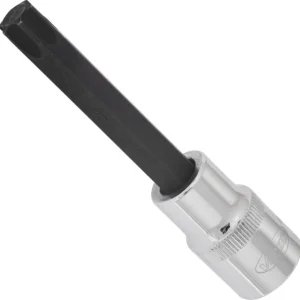 VIGOR Embout de tournevis TORX carré creux 125 mm (1/2 pouce) profil TORX interne T55 longueur : 100 mm pour fonctionnemen...