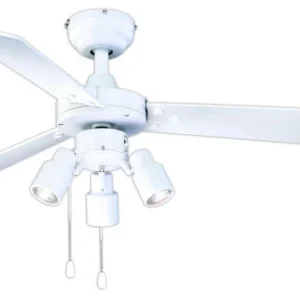 AireRyder Ventilateur de Plafond Cyrus Blanc 107 cm avec Lumière et Tirette FN44477 prendre à bas prix