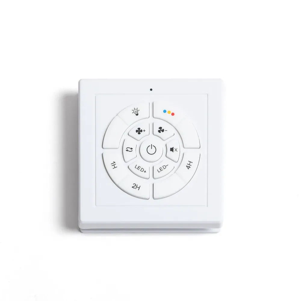 Commande murale intégrée destinée au ventilateur de plafond avec LED