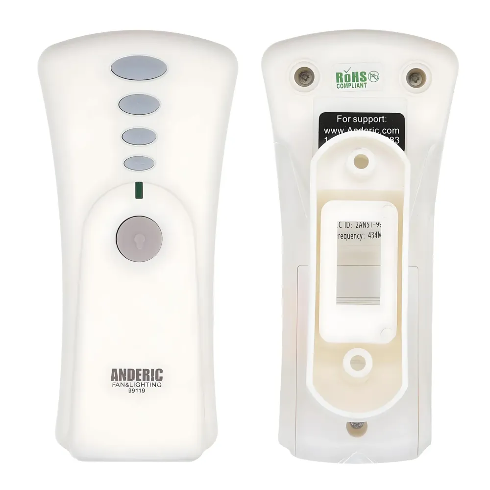 Télécommande Anderic 99119 pour ventilateur de plafond Hunter