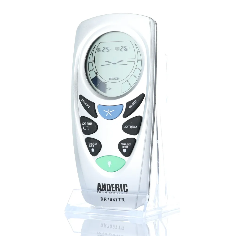 Télécommande Anderic UC7087TR avec fonction marche arrière pour ventilateur de plafond Hampton Bay - RR7087TR