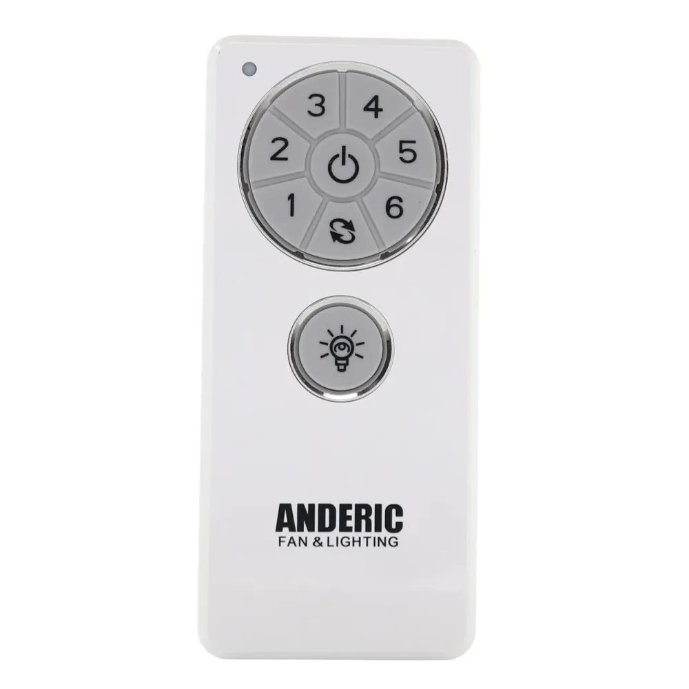 Télécommande réversible Anderic DC1 à 6 vitesses pour ventilateur de plafond Hampton Bay/Monte Carlo