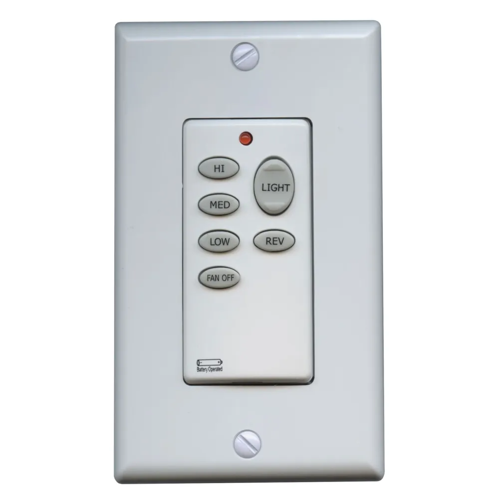 Télécommande sans fil pour ventilateur de plafond Anderic CHQ9051T, 3 vitesses, interrupteur mural, marche/arrêt