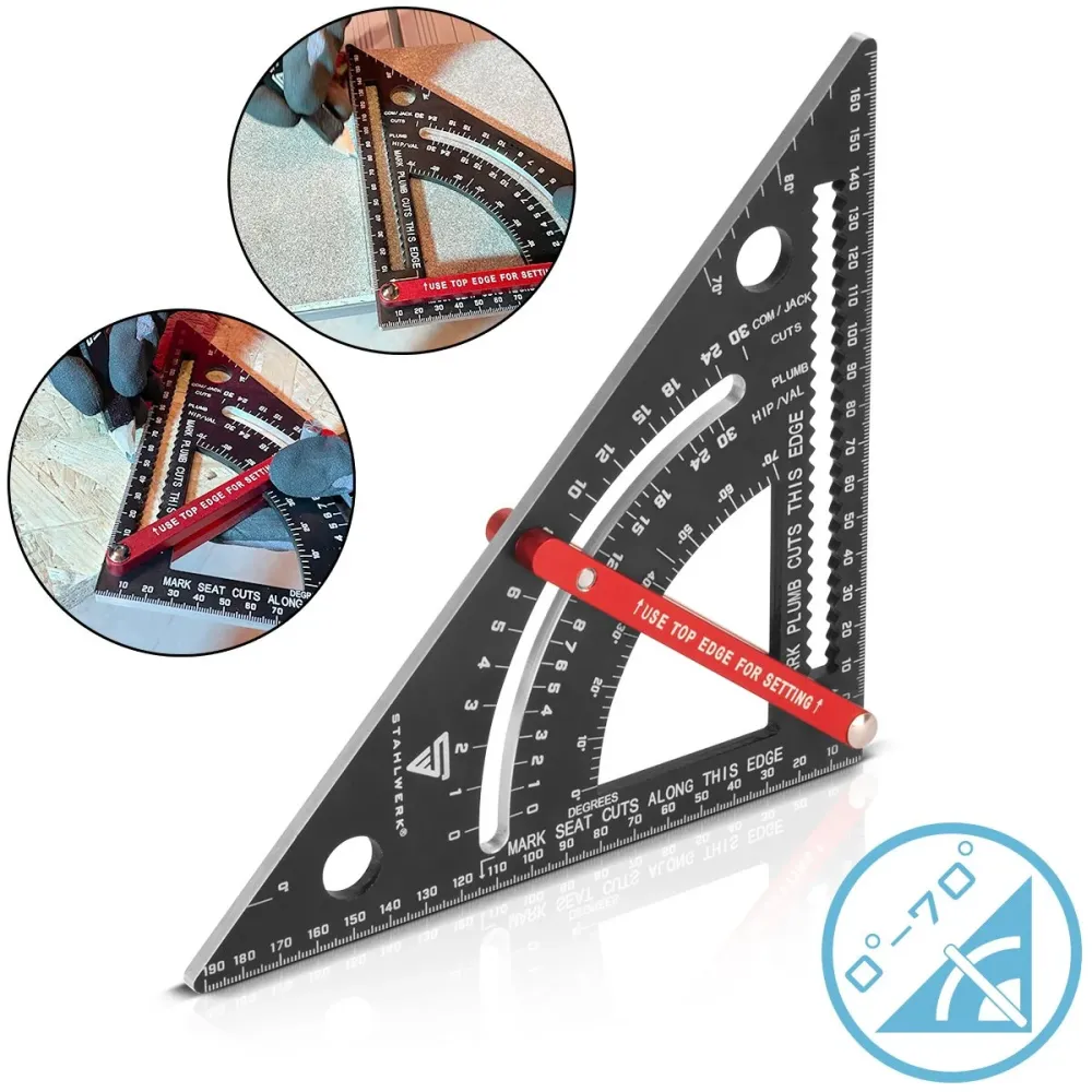 Triangle de Winkeld en acier avec l'attaque des compteurs de plafond en aluminium métrique | Triangle d'angle Matt | Zimme...