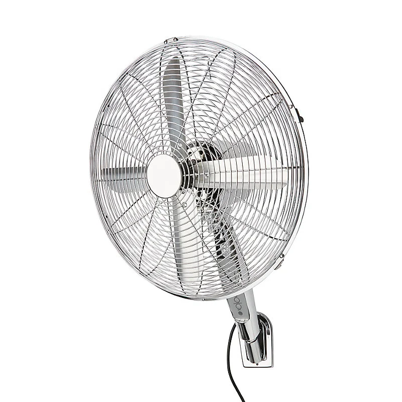 Ventilateur mural ZF-1602RW-2 oscillation à 86° 3 rapidementsses argent