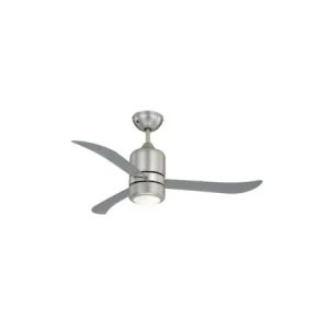 Ventilateur de plafond AireRyder Loft Nickel / Diaphane 112 cm avec éévidentage et télécommande FN51133 acheter à bas prix