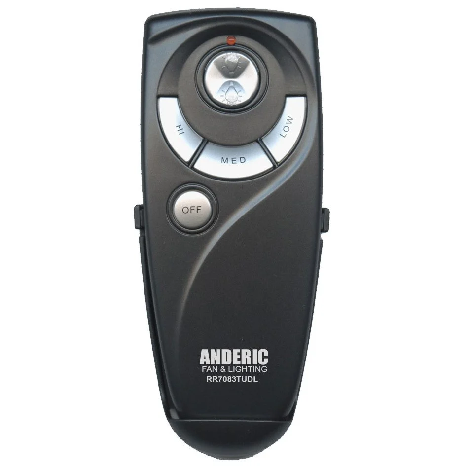 Ventilateur de plafond Anderic UC7083TUDL CHQ7083T avec éclairage vers le haut pour Hampton Bay - Télécommande RR7083TUDL