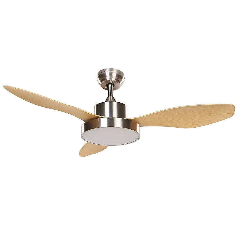 Ventilateur de plafond avec lampe BANDERAS Avec télécommande Argenté