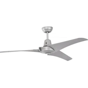 Ventilateur de plafond industriel Pepeo Vourdries argent 142 cm avec télécommande 1353201114285985 commander à bas prix