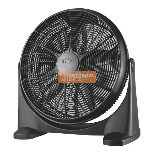 VENTILATORE VERTICALE DCG CRB1240 Ø50 CM 5 PALE – 80 W, 3 VELOCITÀ