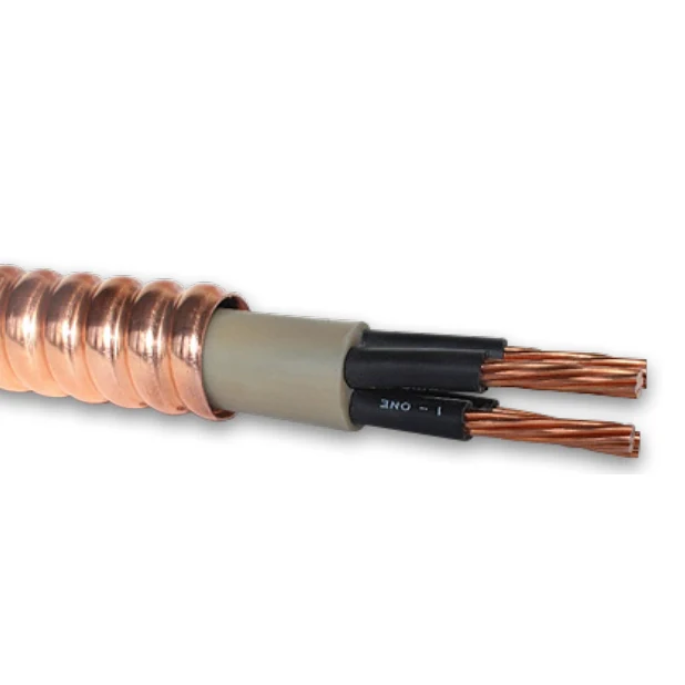 Draka LMC032/0 2/0 MCM 3C Lifeline MC Bare Stranded Effet cuivre Unjacketed Two Hour Fire Resistive Cable Longueur 10 mètres