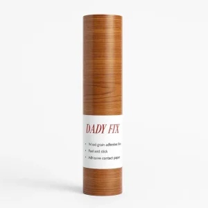 Colle pour papier peint Papier Adhésif Décoratif DAD FIX Motif Bois Naturel 67.5cm x 15m - Réf 004