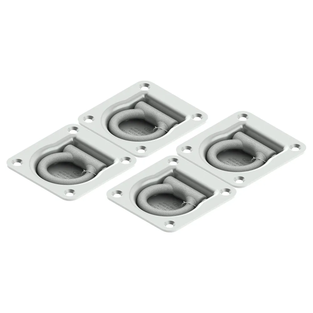 4er Set SPP UP-01 Zurrmulde einfach – , 800 daN (800 kg) Zugkraft à allumage instantané
