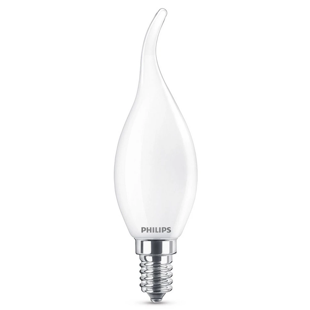 Ampoule flamme LED E14 BA35 2,2W 2 700 K mat avec technologie anti-cyclage