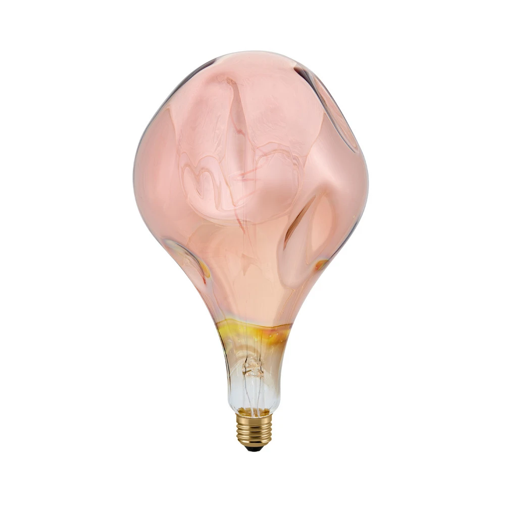 Ampoule LED Giant Drop E27 4W 918 doux cuivre métallique.