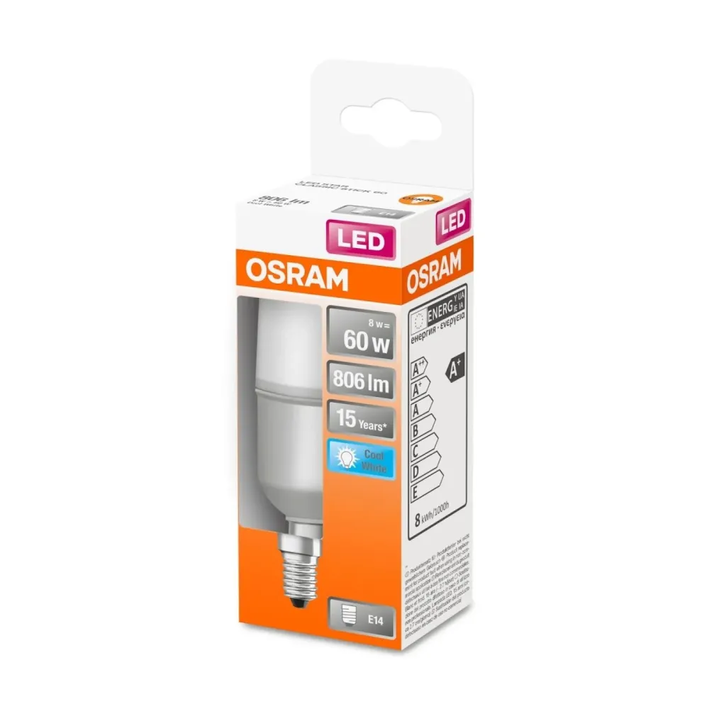 Décharge pour éclairage industriel AMPOULE LED STICK 8W E14 DEPO FR