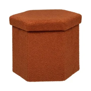 HID sodium haute pression Pouf pliant hexa bouclette Jaiko ambre Atmosphera - Ambre