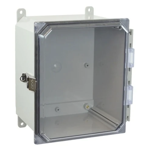 10 Inch Height Snap Plastique incassable Enclosure Clear Covers AMP1086CCL
