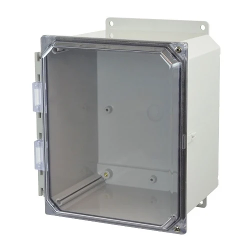 10 Inch Height Window Matériau anti-choc Enclosure Clear Covers AMP1086CCHF