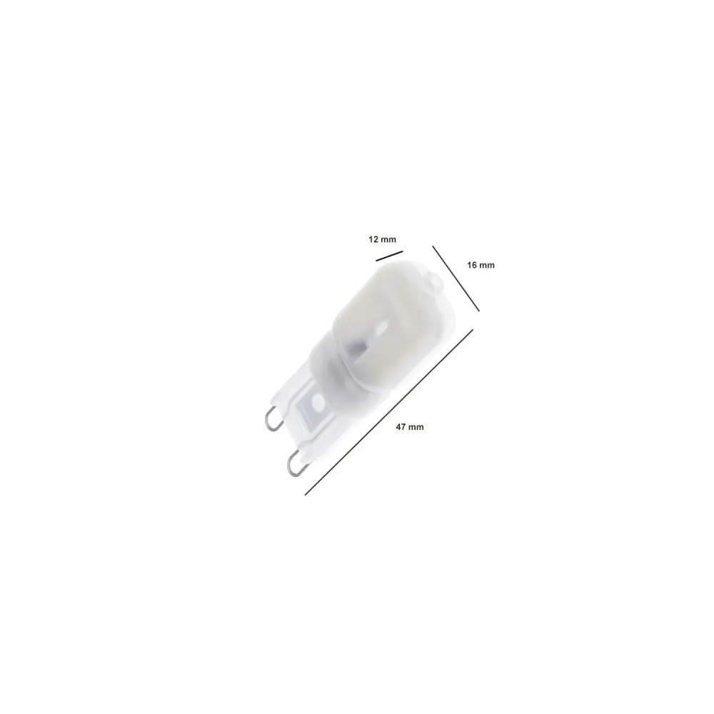 2.5W G9 LED ampoule 200 lumens Haute pression de gaz