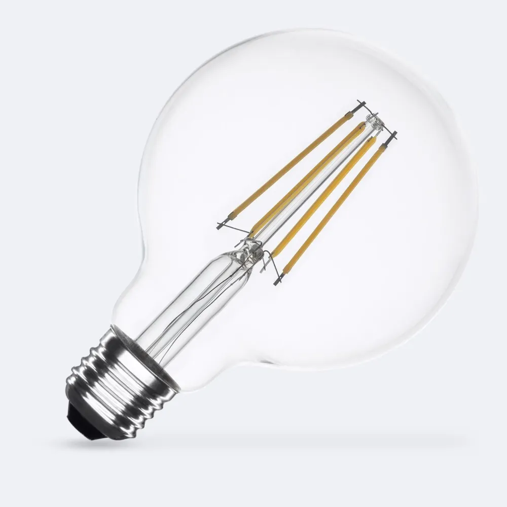 Ampoule à filament LED E27 8W 1055 lumens G95 pour phares automobiles