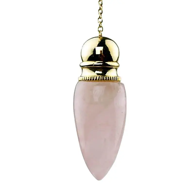 Krypton longue durée Pendule Quartz Rose et Laiton | Conique
