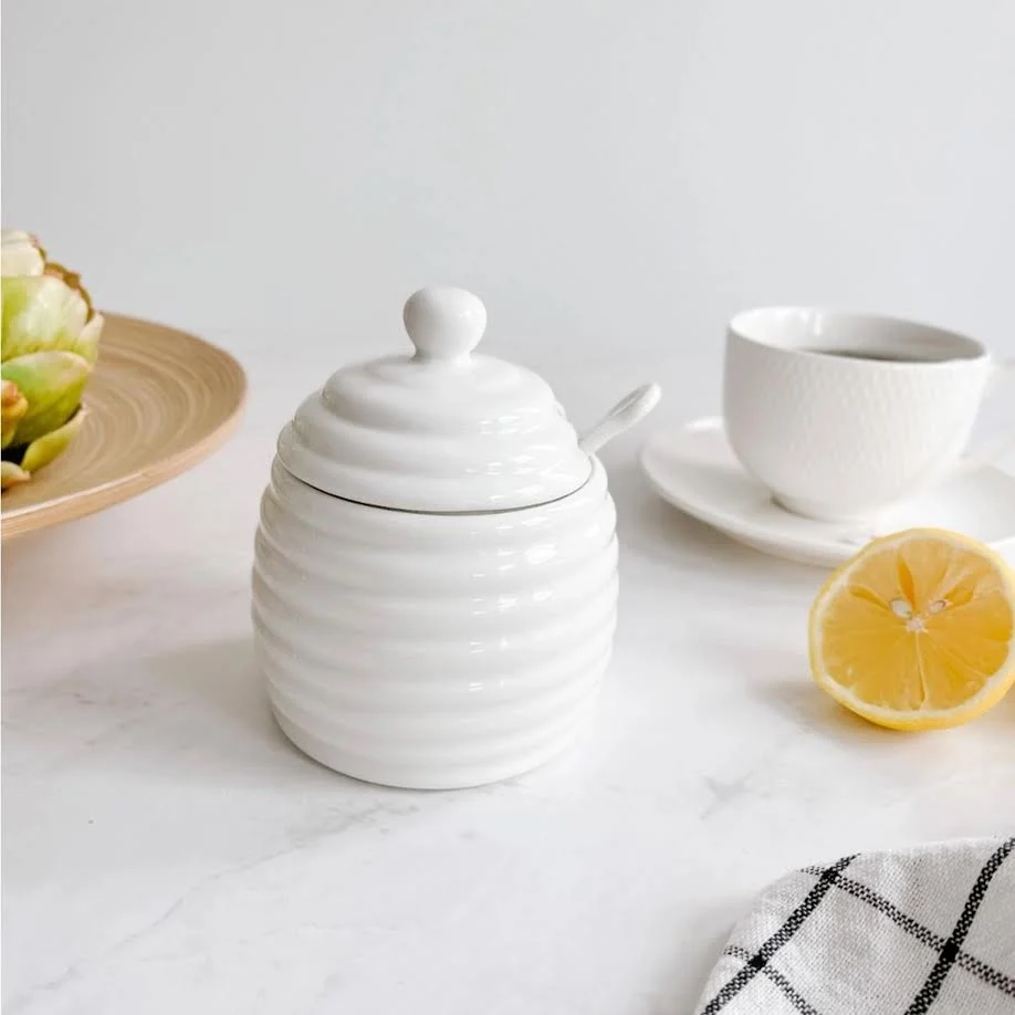 Maxwell & Williams Honeypot Spoon Blanc pur