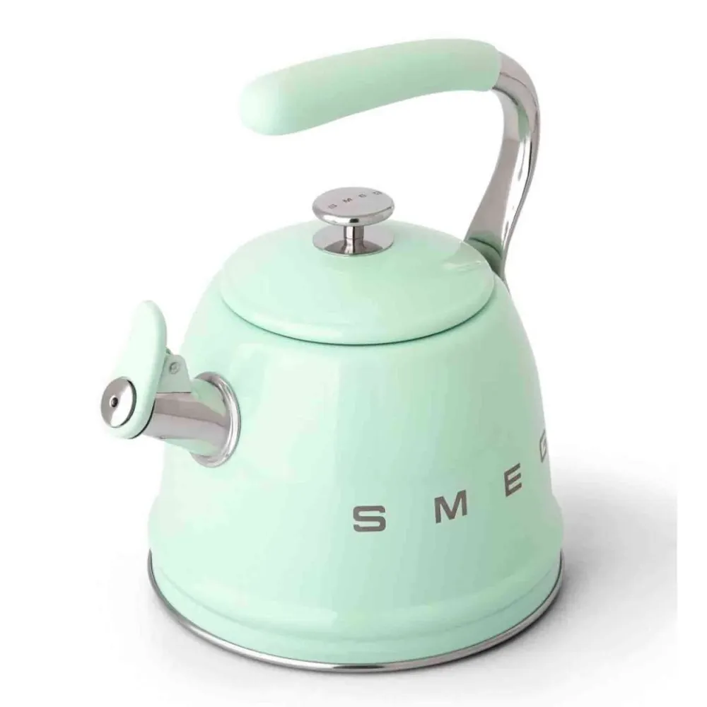 Smeg Whistling Stovetop Kettle - Pastel Vert êt