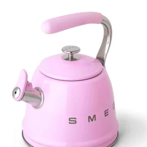 Smeg Whistling Stovetop Kettle - Rose vif DOT Approved