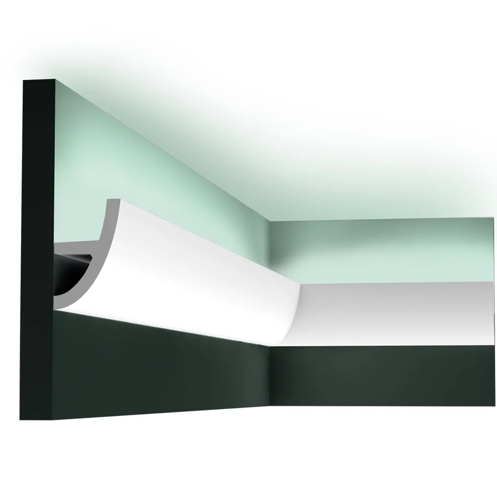 Stuck Lichtleiste für indirekte Beleuchtung C373 | 50 x 80 x 2000 mm