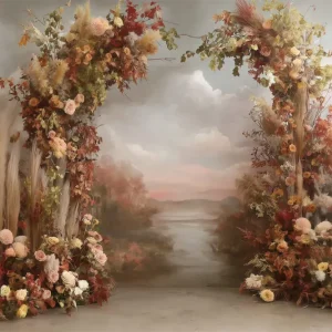 Toile de fond bohème Arcade Prairie au Crépuscule MRR7-252