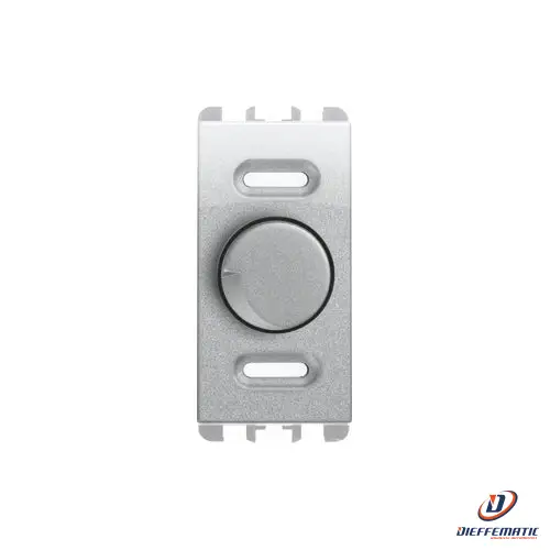 Urmet Dimmer Rotativo E Deviatore Push-Push 1 Modulo Alluminio 10533Al Originale avec culot bi-pin