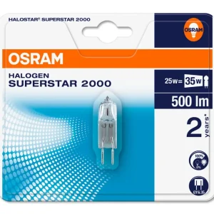 AMPOULE HALOGÈNE 25W GY6.35 HALOSTAR 50W - 12V