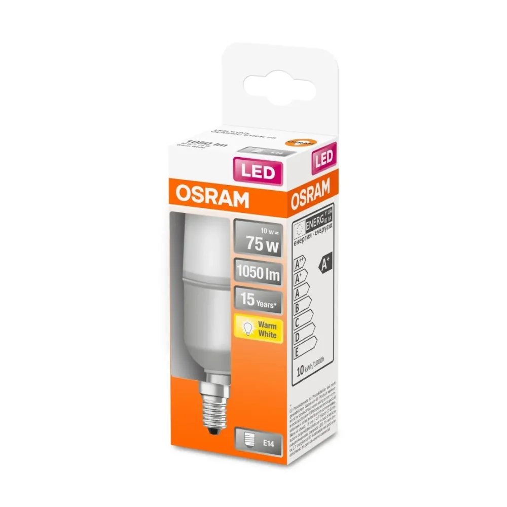 AMPOULE LED STICK 10W E14 TEMPÉRÉ - Compatible Variateur