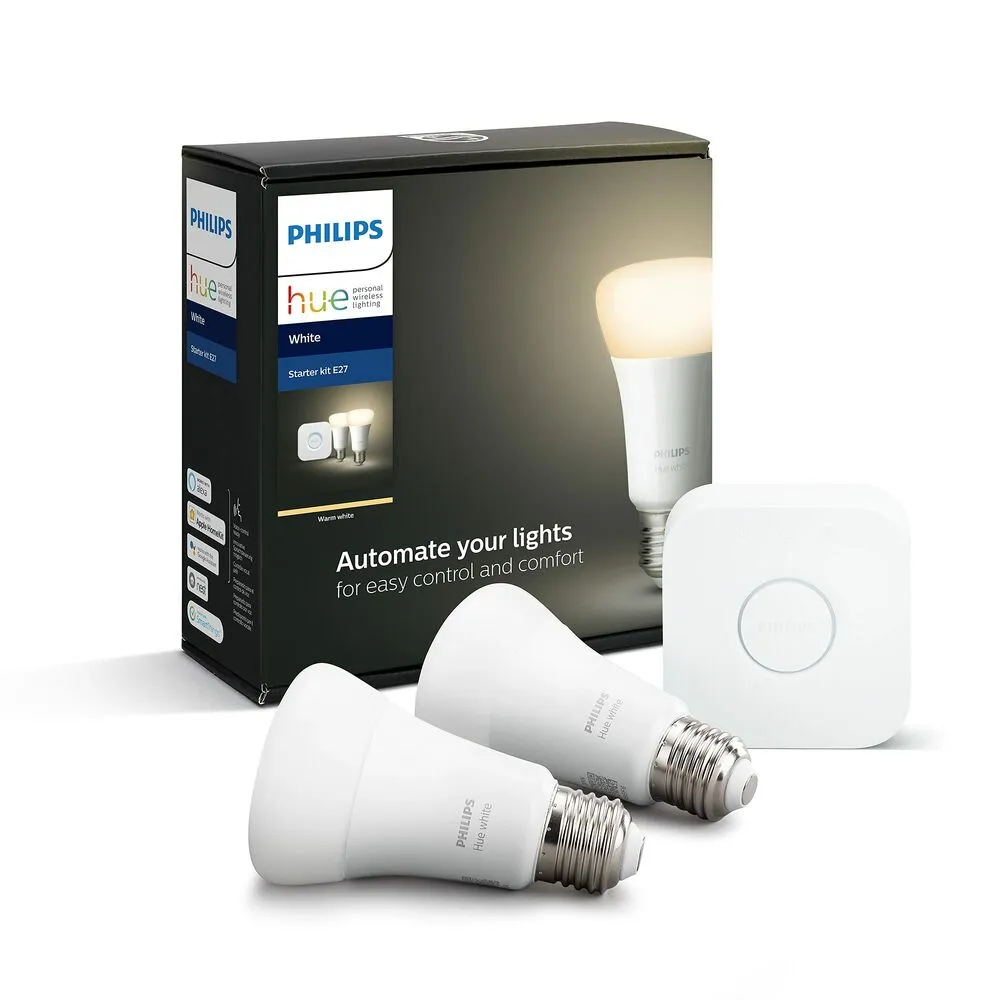 Ampoule Étanche Bombilla Inteligente Philips Pack Hue LED E27 (Reacondicionado +)
