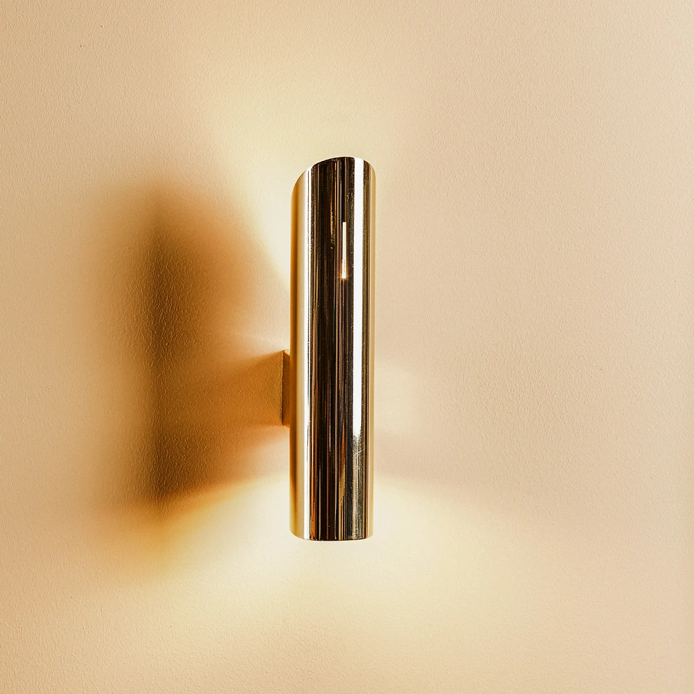 Applique Ana, up/down, laiton pour couloir et escalier