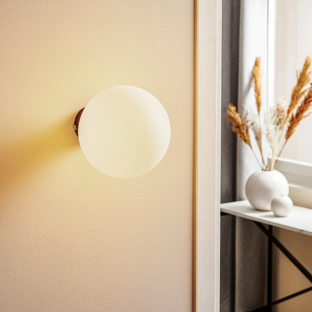Applique Ball, support mural noir Style moderne