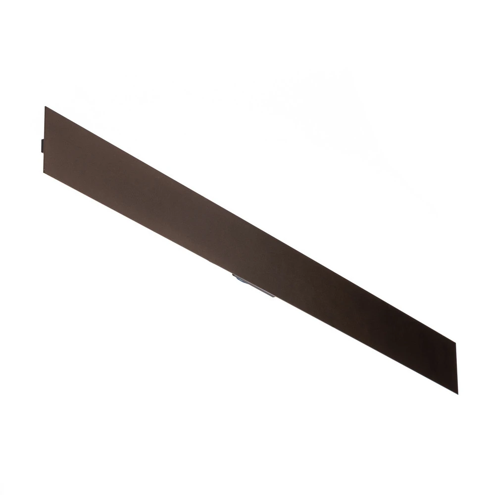 Applique à bras Applique murale LED Navi, brun, hauteur 100 cm, métal, 3.000 K