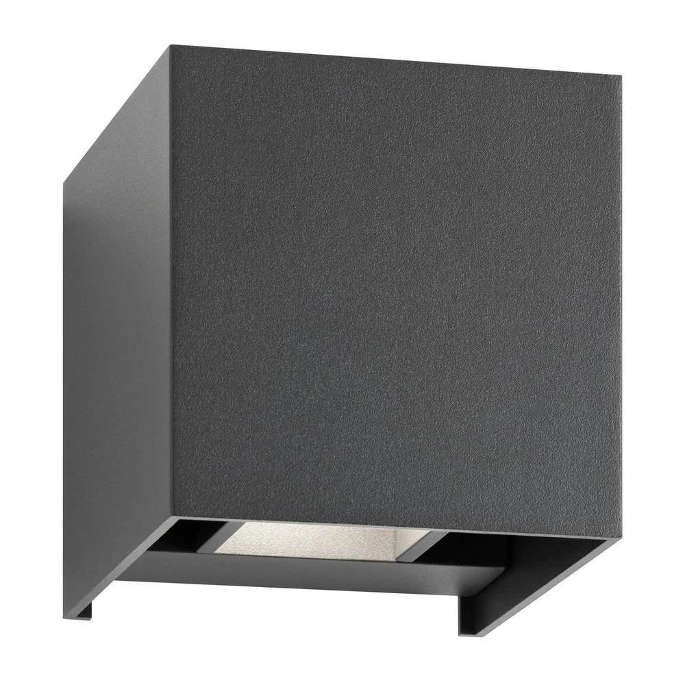 Applique d’extérieur LED 9032 up/down anthracite avec fixation invisible
