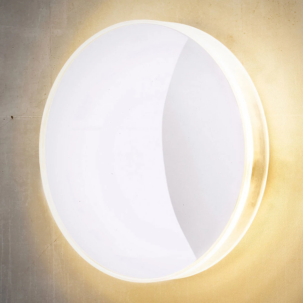 Applique d’extérieur LED Marbella, blanche - Montage Facile