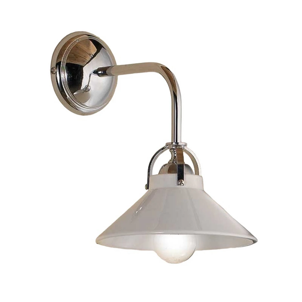 Applique GIACOMO avec abat-jour en céramique avec ampoule LED incluse