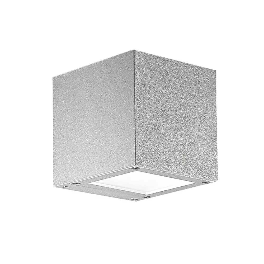 APPLIQUE LAMPADA DA PARETE PER ESTERNO LED - TON ARGENT