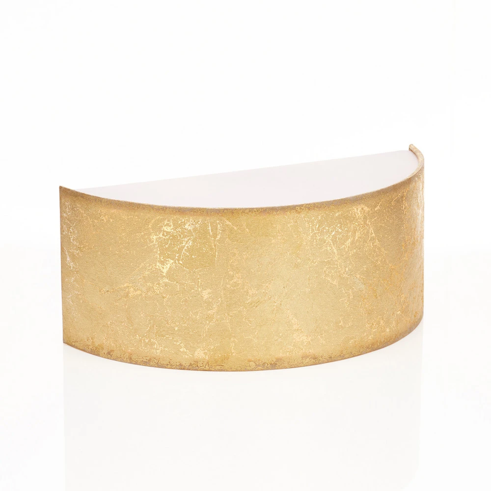 Applique LED Alea avec feuille d'or dimmable avec interrupteur intégré