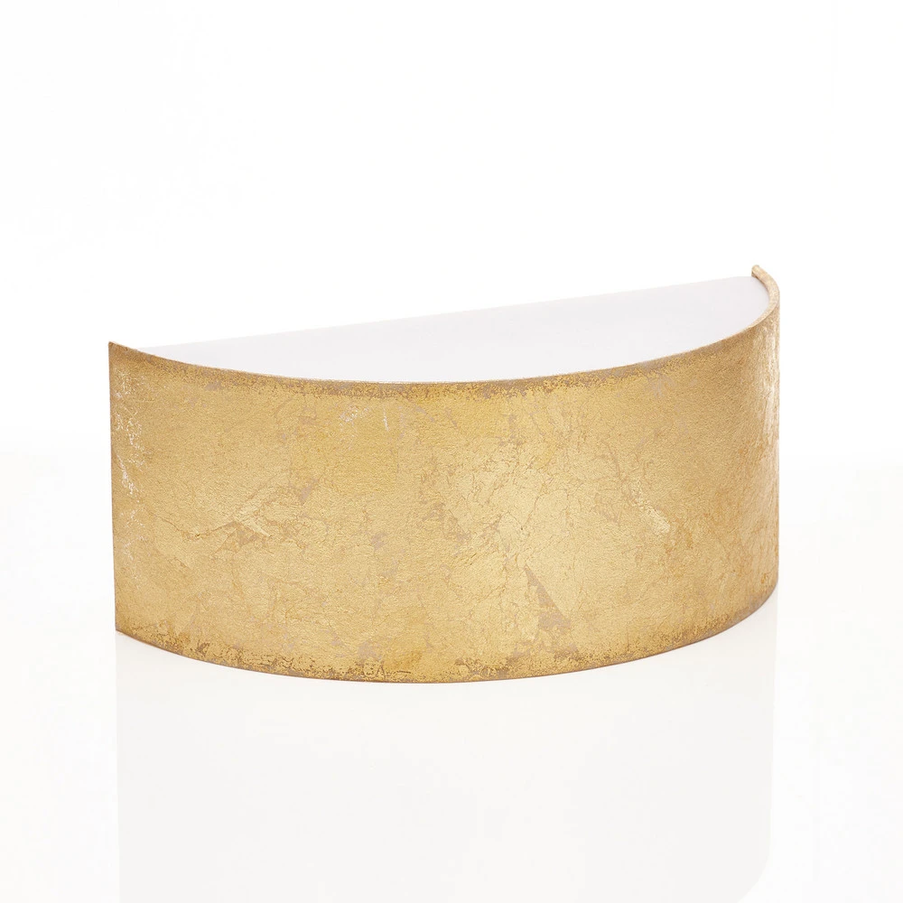 Applique LED Alea avec feuille d'or dimmable avec interrupteur intégré