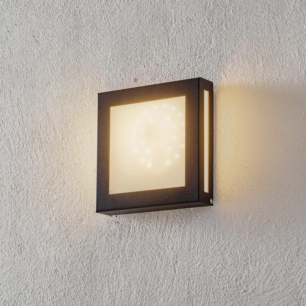 Applique LED Aqua Legendo Portatif, anthracite avec ampoule LED incluse